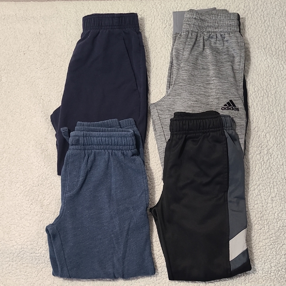 Boys Size 8 Athletic Pants Lot Joggers Sweatpants Activewear